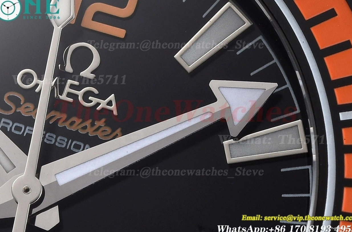 MY8215 43mm SS Dial GDF Black Seamaster 600m Oyster SS 0327